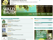 Tablet Screenshot of derwaldbauer.at